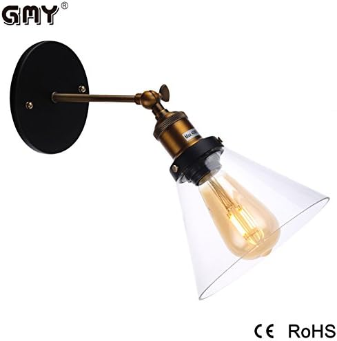 GMY Lighting Wall Mount Or Ceiling Lighting Fixture Retro Glass Ambient Light Pendant Lamp 110-240V 60W Max E26/E27