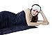 YnM Exclusive Weighted Blanket, Soothing Cotton, Smallest Compartments with Glass Beads, Bed Blanket for One Person of 140lbs, Ideal for Twin/Full Bed (48x72 Inches, 15 Pounds, Navy)