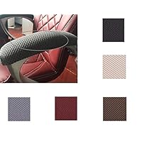 Iseedy Soft Chair Arm Pad Covers Over,Simple Durable Washable Office Chair Armrest Slipcovers Covers Pads (2 Pcs/Set). (Black)