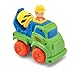 Kidoozie Cement Mixer Push 'n Zoom Vehicle - Teaches Beneficial Roleplay and Employs Tactile Engagement - For Ages 18 Months and Up