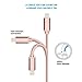 iphone cable, Lightning Cable 6FT Rose gold Nylon Braided Cord Series - for iPhone 6S Plus 6 Plus SE 5S 5 iPad iPod (6ft charger Blue)
