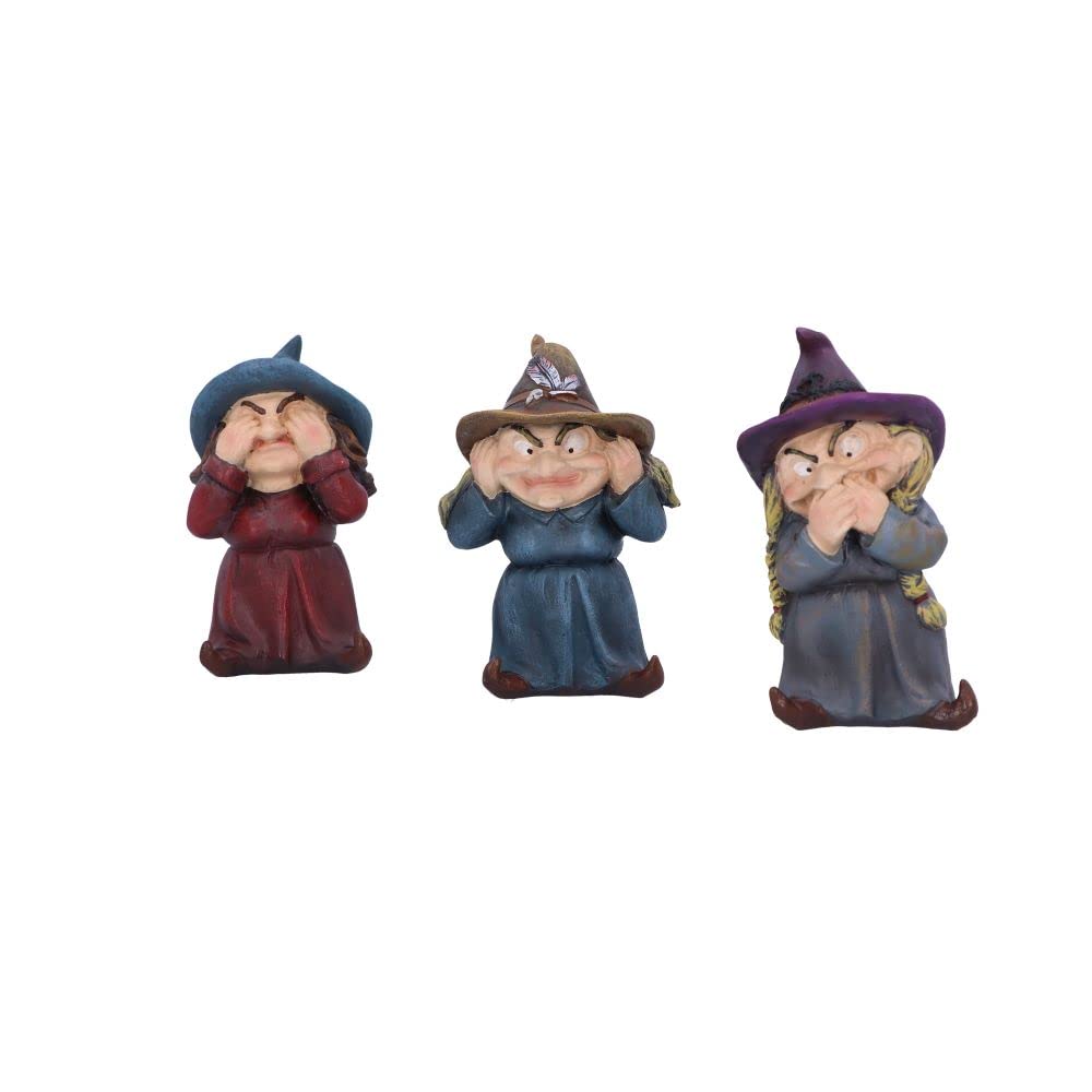 Nemesis Now Three Wise Witches, Multi Coloured (D5953V2), 7.5cm
