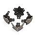 uxcell Metal Corner Protectors for Box Table Case 4 Pcs Bronze Tone