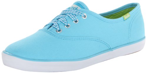 keds women's champion light blue oxford sneaker