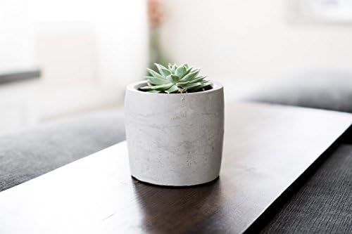 Handmade Modern Concrete Pot | Large 4.5 Inch | Made in the USA