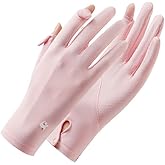 Eohak Women Driving Gloves Sun UV Protection Summer Outdoor Hiking UPF 50+ Gloves Touchscreen Full Finger