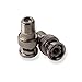 Screw F-Type Female to BNC Male Coax RF Connector, DCFun 10-Pack RG6 RG59 Adapter