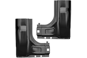KARPARTS360 For Ford F-250/F-350 1999-2016 Cab Corner Driver And Passenger Side | Pair | Made Of Steel | Extended Cab Super Duty Models | 19H X 16W X 9D | With Extension | Replacement For RRP4207, RRP4208