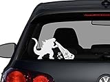 Godzilla Stick Figure Family Decal Sticker Car Home Laptop Dye-cut By Boston Deals USA