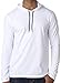 Yoga Clothing For You Mens Lightweight Hoodie Tee Shirt, Large White