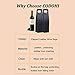CODOHI Resuable Leather Wine Tote Bag(2 Packs)- Wine/Champagne/Beer Gift Bags Carrier for Valentine's Day Christmas Holiday-Black