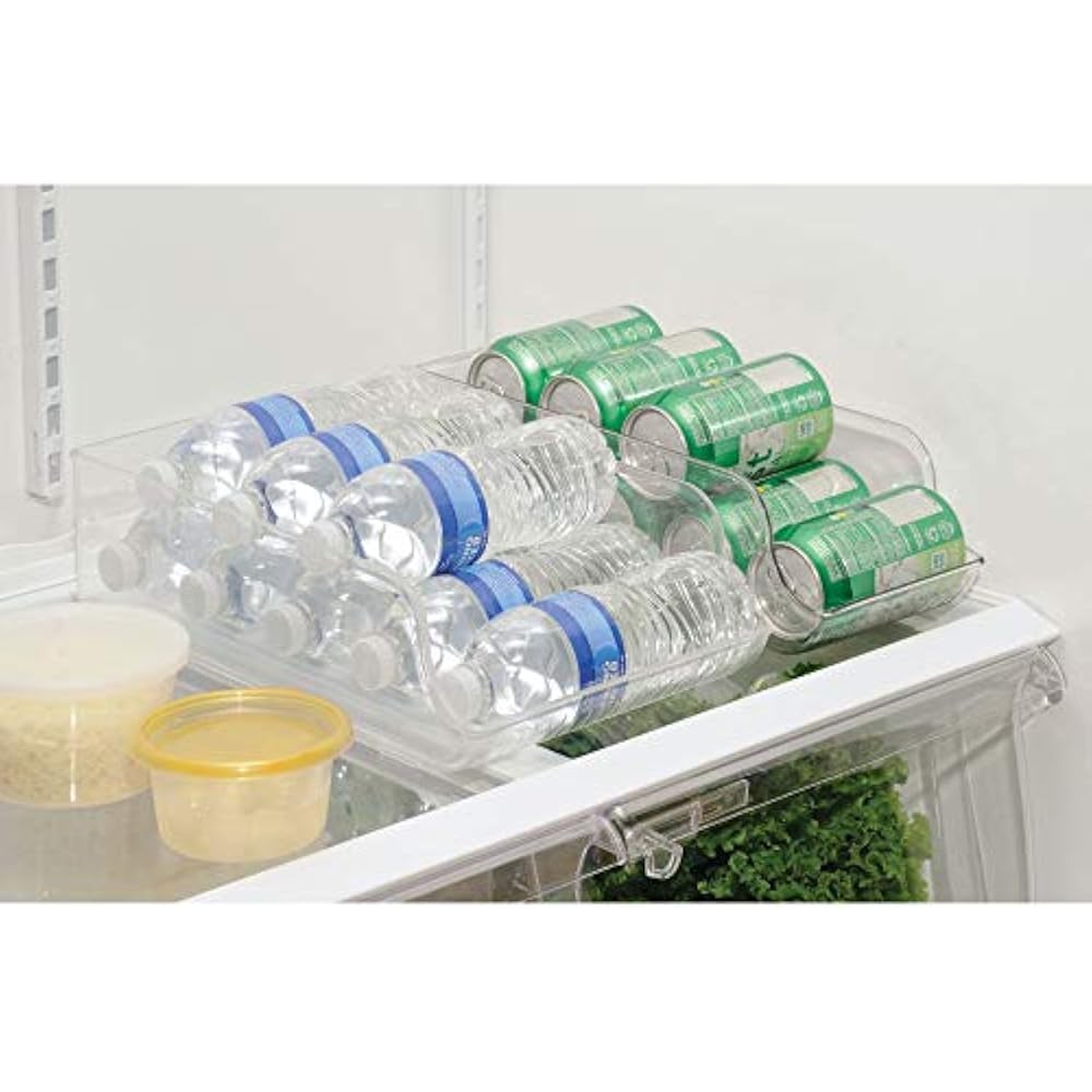 IDesign Plastic Refrigerator And Freezer Storage Organizer Bin Water