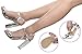 2 Pairs Metatarsal Ball of Foot and Forefoot Pads for Women - Reusable Non-Slip Cushion Insert for Pain Relief & Shock Absorbent by Kraftian