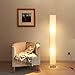 Albrillo Fabric Floor Lamp, Modern Asian Style Standing Lamps with Soft Diffused Uplight, LED 46 Inch Tall Lamps for Living Room, Bedrooms, Office