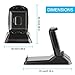 For Fitbit Blaze Charger Charging Stand, Fitbit Blaze Charging Dock Station with 4.9ft Cable Replacement Charger for Fitbit Blaze Smart Watch Black 1 Pack