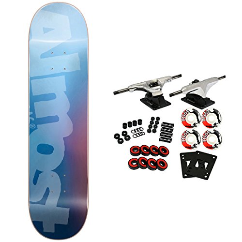 Almost Skateboard Complete Side Pipe Blurry Blue 8.5"