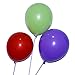 Balloon Sticks 72 Pieces White Plastic Balloon Sticks with Cup Party Decoration, Carnival Fun etc.