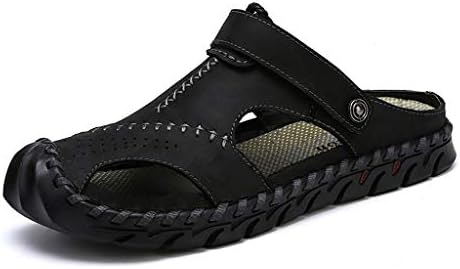 Leather Sandals for Men 2019 New Casual Lightweight Hiking Beach Water Shoes