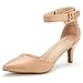 DREAM PAIRS Women's Lowpointed Low Heel Dress Pump Shoes