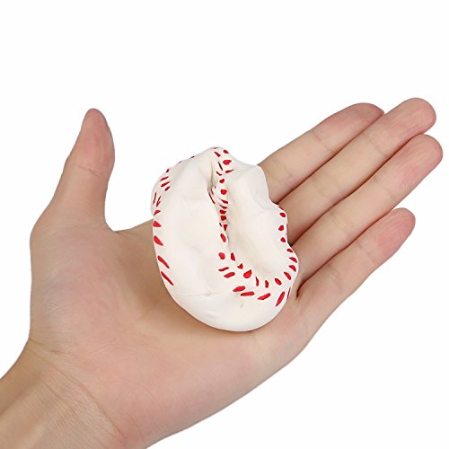 Vigeiya Squishies Jumbo Baseball Squishy Slow Rising Toys for Kids Adults Prime Kawaii Cheap Decorations Scented Soft Stress Reliever
