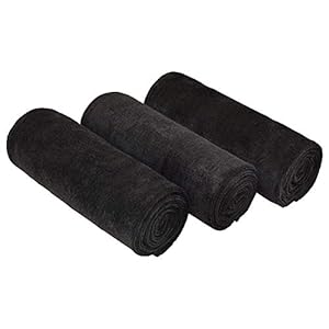 LIRITE Gym Towels Microfibre Sports Towels Fast Drying & Absorbent Workout Sweat Towels for Gym Fitness,Yoga, Camping 3-Pack 40cm X80cm
