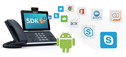 image for Yealink SIP-T58V Android Phone and Video Conferencing with Cable Ties,