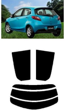 Amazon カット済み断熱フィルム デミオ De系 Irsm15 透過率15 ウィンドウフィルム 車 バイク