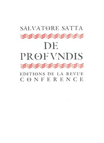 De profundis