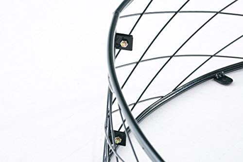 CLP Metall-Rosenbogen Für Die Tür I Rankbogen Mit Dunkelgrüner Beschichtung I Rankhilfe Für Kletterpflanzen I Verzierter… – Bild 6