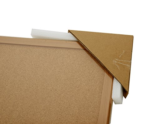 Innovart Bulletin Board, Cork Board,3 ' x 2',36 x 24, Oak Wood Finish Frame UNI008