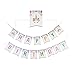 Unicorn Party Supplies Set - Plates, Cups, Napkins, Tableware, Bunting Banner, Table Cover kit - Set of 16 -Cute, Magical, Fantasy decorations for Girls and 1st Birthday by My Greca Party Favors
