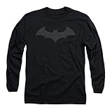 Batman Men's Hush Logo Long Sleeve Black