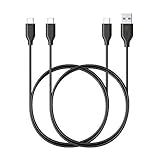 Anker PowerLine USB-C Combo, includes USB-C to USB-C 2.0 and USB-C to USB-A 3.0 cables, High Data Transfer Speeds and Unrivaled Durability