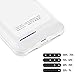 Iphone X/10 Battery Case/JUBOTY 4000mAh Ultra-Slim Protective Portable Charging case for Iphone X 10 Juice Power Bank Battery Charger Case-Build in Magnet (White)