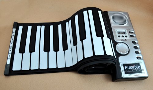 Roll up Electronic Piano Soft Keyboard 61 Keys Portable Roll up