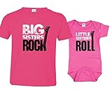 Sibling Shirts Set for Sisters and Brothers, Includes Big Brothers Rock