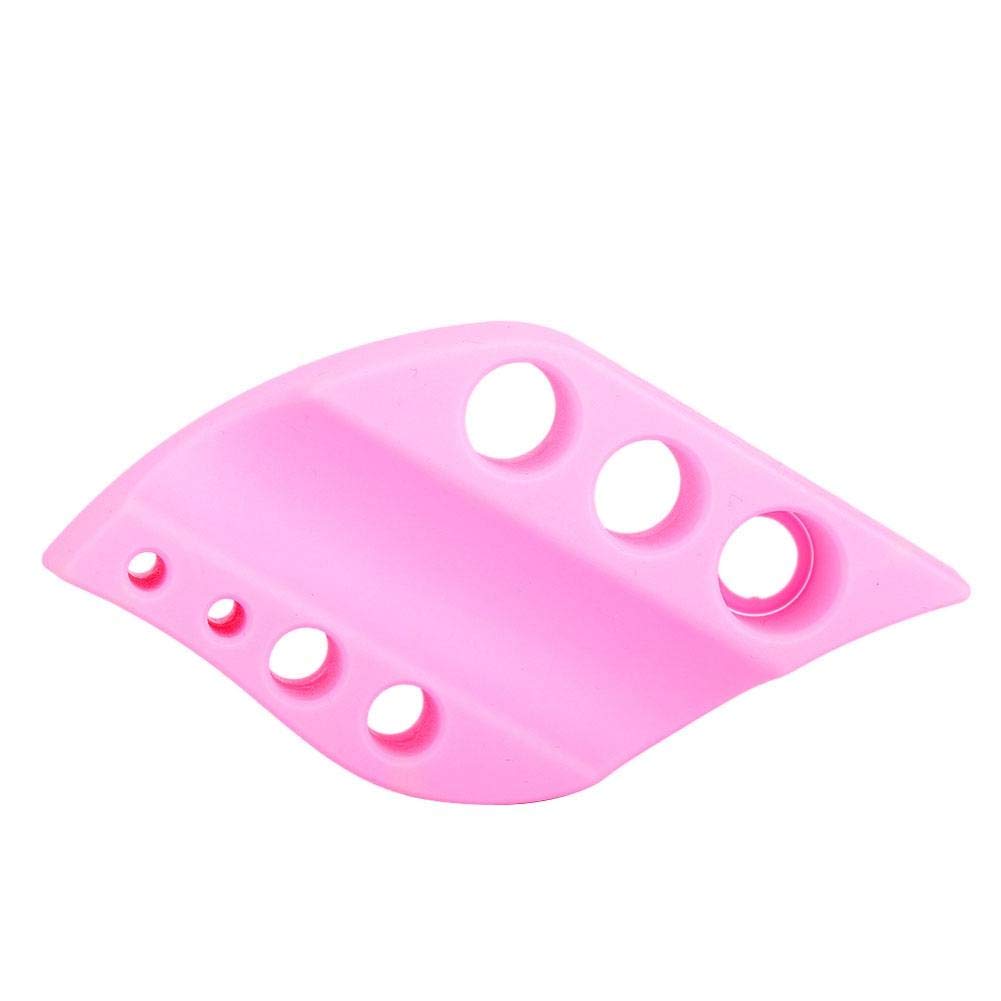Pigment Ink Tattoo Cup Holder Silicone Tray Semi-permanent Makeup Tools-pigment Storage Tray Rack Tool(Pink)
