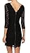 Berydress Women's V Back Full Zipper Plus Size Black Lace Dress Wedding Party Dress (14, Black)