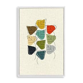 Framed Canvas Wall Art Abstract Colorful Canvas Prints Home Artwork Decoration for Living Room,Bedroom - 16x24 inches