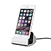 iPhone 7 Charger Dock Station, Yeworth Lightning Charger Dock, Desktop Charging Dock Station Cradle Compatible iPhone 7 / 7 Plus iPhone 6 / 6 Plus iPhone 5 / 5S / 5C and iPod Touch 5 Compact