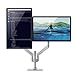 Bestand Premium Dual Monitor Stand – Dual Monitor Mount for LED LCD,Up to 17”-27” Screen,Aluminum (Silver)thumb 3