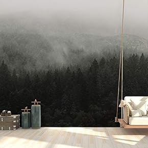 Wall Mural Forest Removable Wallpaper Wall Sticker for Bedroom Living Room - 66x96 inches