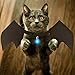 Mitcien Pet Cat Halloween Costume Cat Collar LED Bat Wings Black for Pet Halloween Costumes for Cats Small Dogs Puppy Costume Accessories Sisal Ball