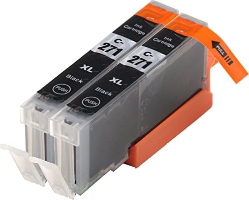 Blake Printing Supply 2 Pack Ink Cartridges for 271, CLI-271, CLI-271XL 2 Small Black