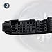LEXIN Highly Visible Security Lock Twist Grip Sizes From 27-38mm fits grip sizes from 1-1.5inch Black
