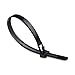 Cable Matters Combo Pack 200 Reusable 6+8+12-Inch Nylon Cable Ties in Black and White