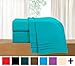 Elegant Comfort Luxury 4-Piece Bed Sheet Set - Luxury Bedding 1500 Premium Hotel Quality Microfiber, Wrinkle Resistant Cool & Breathable, Easy Elastic Fitted, Twin/Twin XL, Teal
