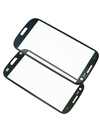Samsung Galaxy S3 Kit de reemplazo de visualización incluyendo 1 visualización de reemplazo para Samsung Galaxy S3 9300 1 par de pinzas 1 rollo de cinta adhesiva de 1 Kit de herramientas 1 ECO-FUSED Paño de limpieza de microfibra, Negro