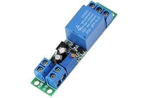 WALFRONT DC 12V Delay Relay Timer Switch Module Board 0-25 Second Adjustable Timer Relay Turn On/Turn Off Switch Module with Opto-couplers Isolator