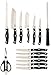 Chicago Cutlery Metropolitan High-Carbon Blade Block Knife Set (15-Piece)